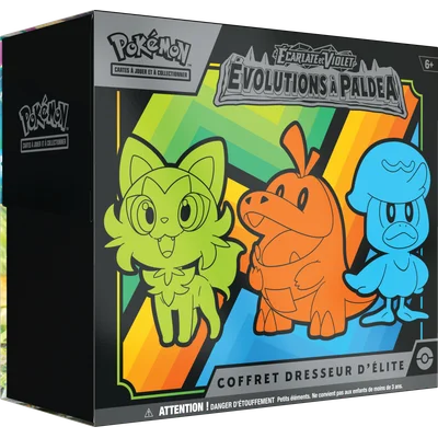 Coffret Dresseur d'élite Évolutions à Paldea