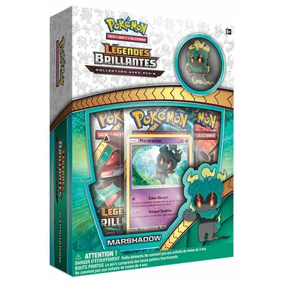 Collection avec pin's Légendes Brillantes Marshadow